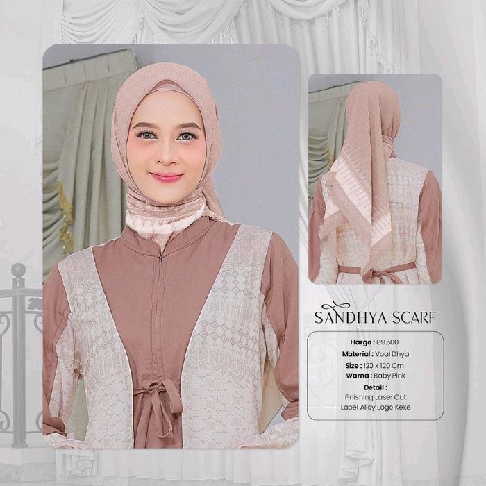 Hijab Segiempat Keke Sandhya Scarf