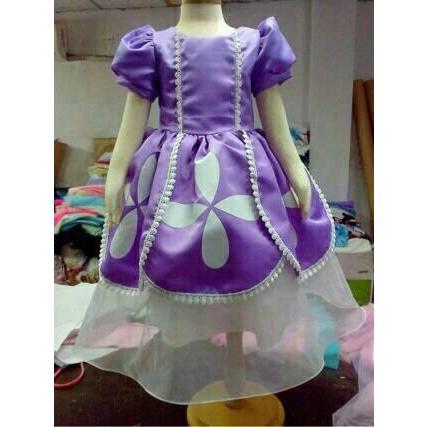 Ready- Kostum/Dress/Baju Sofia The First -Gratisongkir
