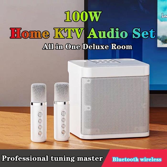 YS-203 100W Karaoke Portabel Daya Tinggi Puncak Speaker Bluetooth