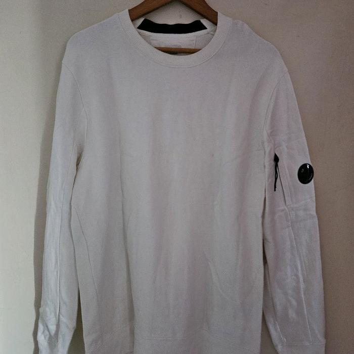 CREWNECK CP COMPANY PUTIH SECOND ORIGINAL