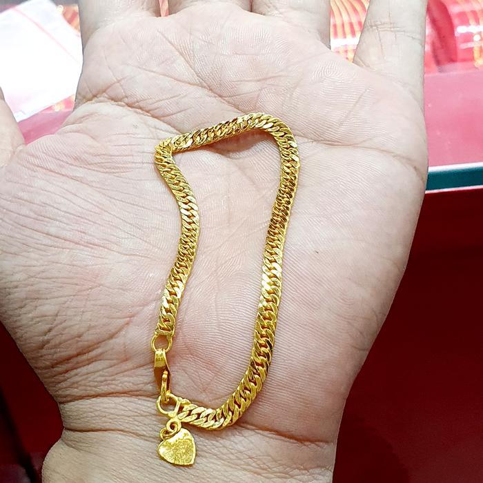 GELANG EMAS 24K ASLI BERAT 10 GRAM
