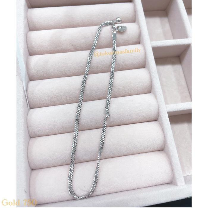 GELANG KAKI EMAS 750 DAN 700 BERAT VARIASI 2- 4 GRAM AN GOLD ROSE