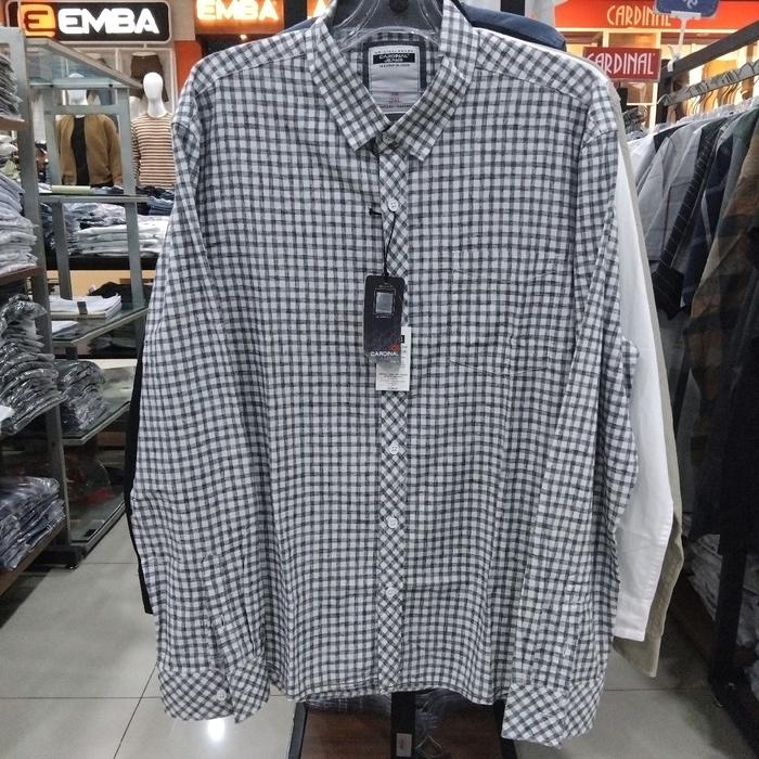 cardinal kemeja bigsize/jumbo lengan panjang devisi cardinal jeans original