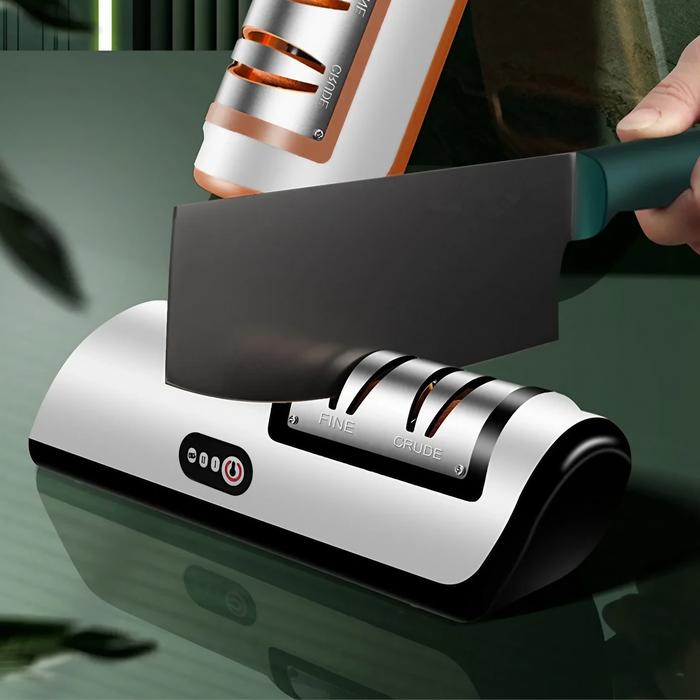 Knife Sharpener Professional 2-Stage Electric Knife Sharpener, Knife Sharpener for Various Kitchen K