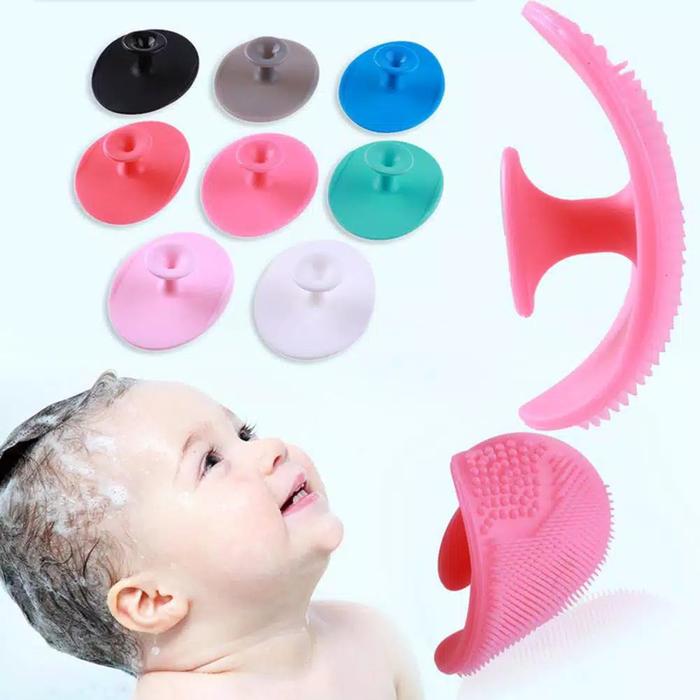 Sikat Rambut Bayi Facial Cleansing Pad Scrub Alat Cuci Muka Sikat Pembersih Wajah Face Cleaner
