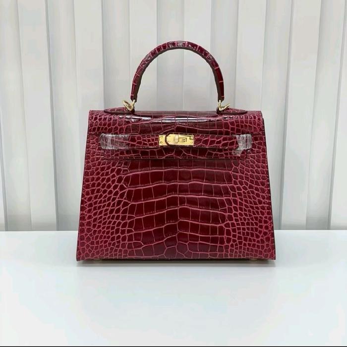 Kelly Croco 25 CM Kulas Glossy