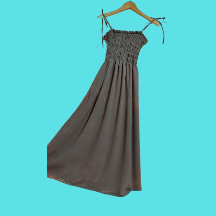 Anggo Klamby Dress Smog Cey Airflow Model Smog Dengan Tali 1 Daster Terbaru Model Kekinian Baju Wani