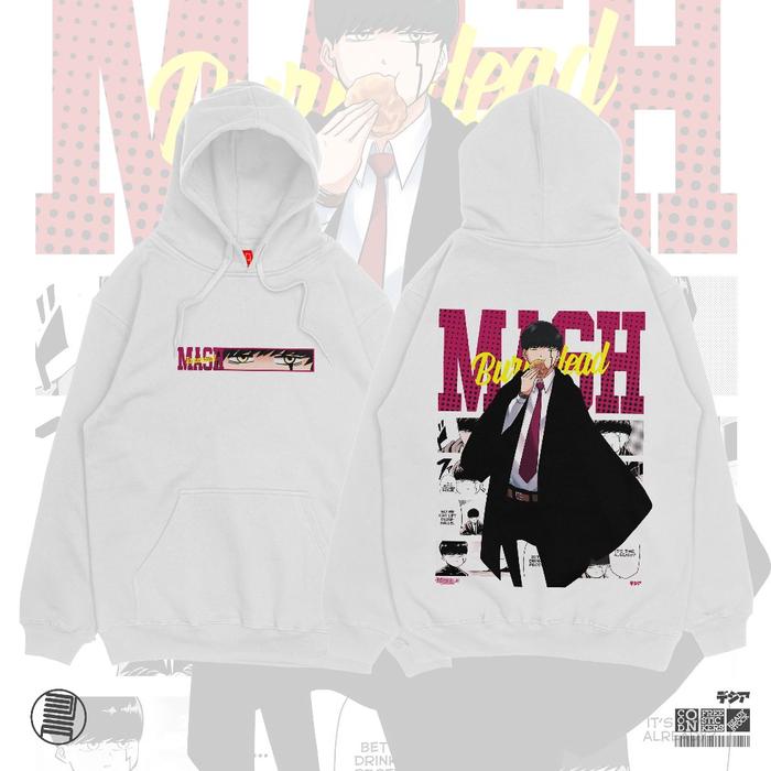 Hoodie Mash Burnedead Mashle Anime Manga Wibu Jepang DJA Cloth