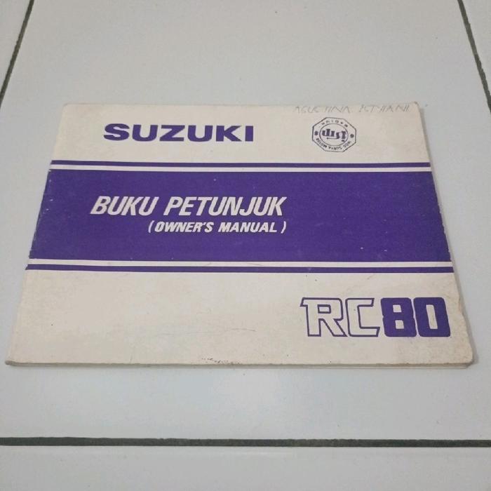 Buku Petunjuk Suzuki RC80