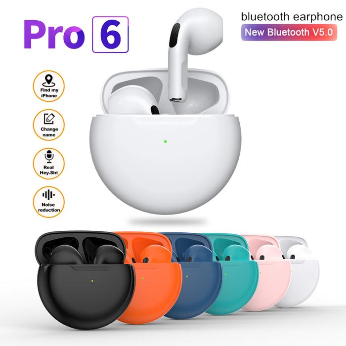Air Pro6 Wireless Headphones Bluetooth Earphone Earbuds For iPhone