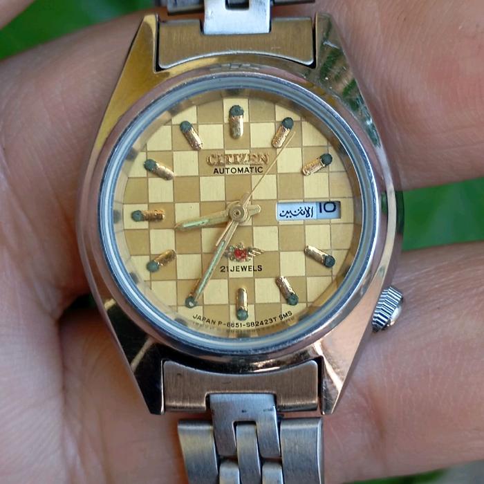 jam tangan citizen automatic vintage cewek ladies second bekas original