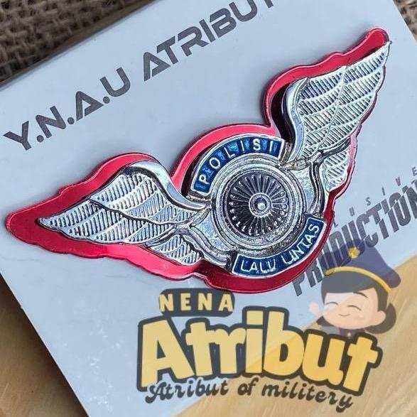 Nena Atribut PIN BRIVET WING LANTAS POLRI POLRI EXCLUSIVE Produk Y.N.A.U ATRIBUT Khusus Produksi
