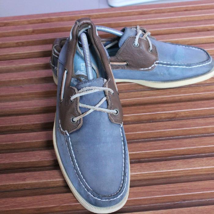 sepatu loafer keren full kulit" tanah kayu" upper kulit asli outsole khas loafer. size 9m no 42 ins
