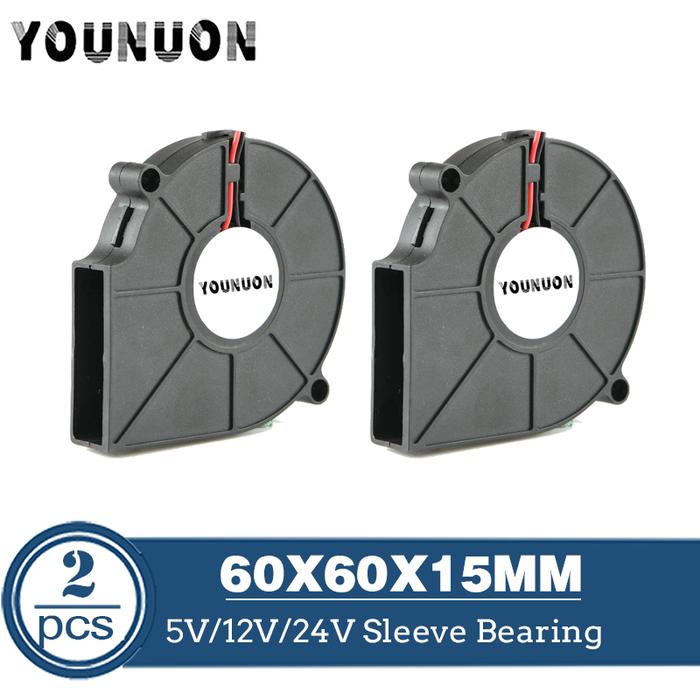 60Mm 6015 Kipas Angin Turbo Blower 24V 12V Kipas Angin Pendingin