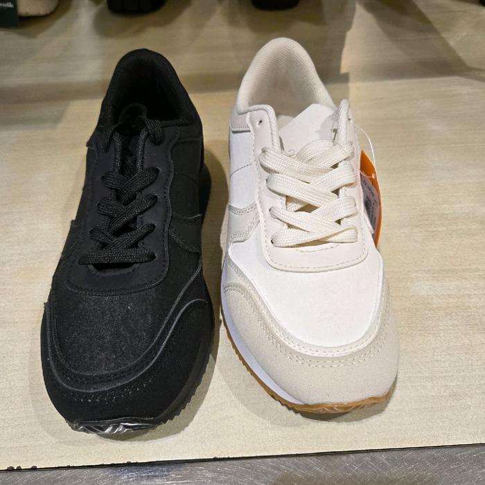 St moritz sepatu sneakers tali wanita ringan & comfort size 36-40