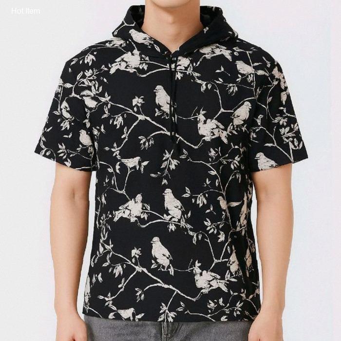 Baju Kaos Hoodie Full Print Pria Kaos Pucung Kaos Kupluk Kaos Bertudung Pendek Distro Katun Motif Su