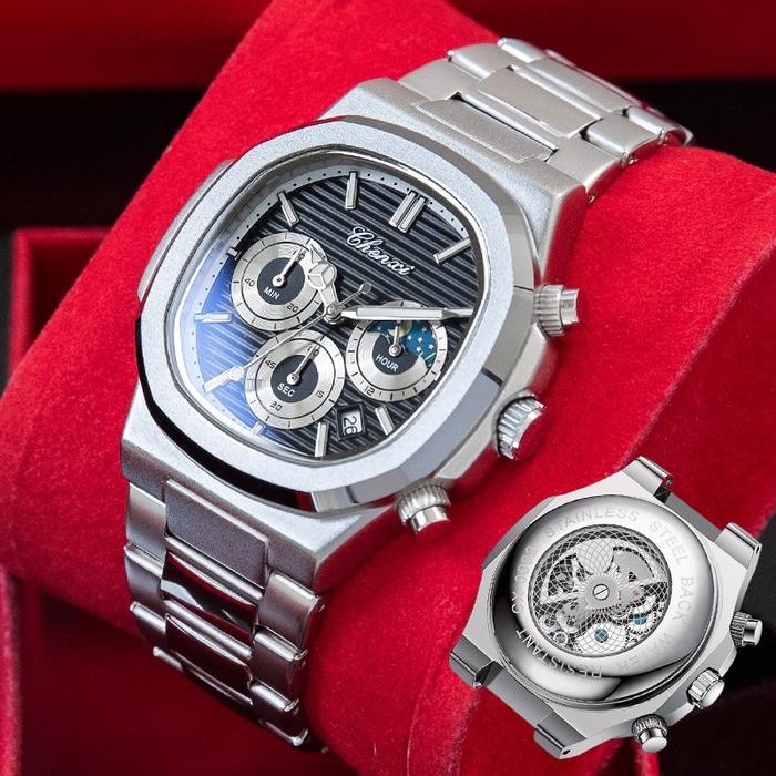 Jam Tangan Pria Automatic Machine Original Casual Vintage Elegan Stainless steel Anti air 2025 Bisni