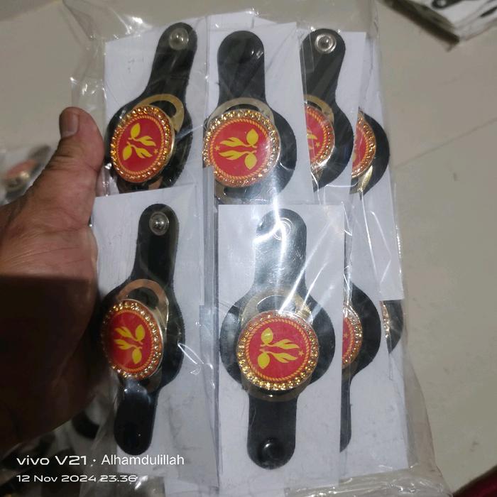 Ring hasduk kalep merah tunas 2 perkodi(isi 20pcs) Rings Perak