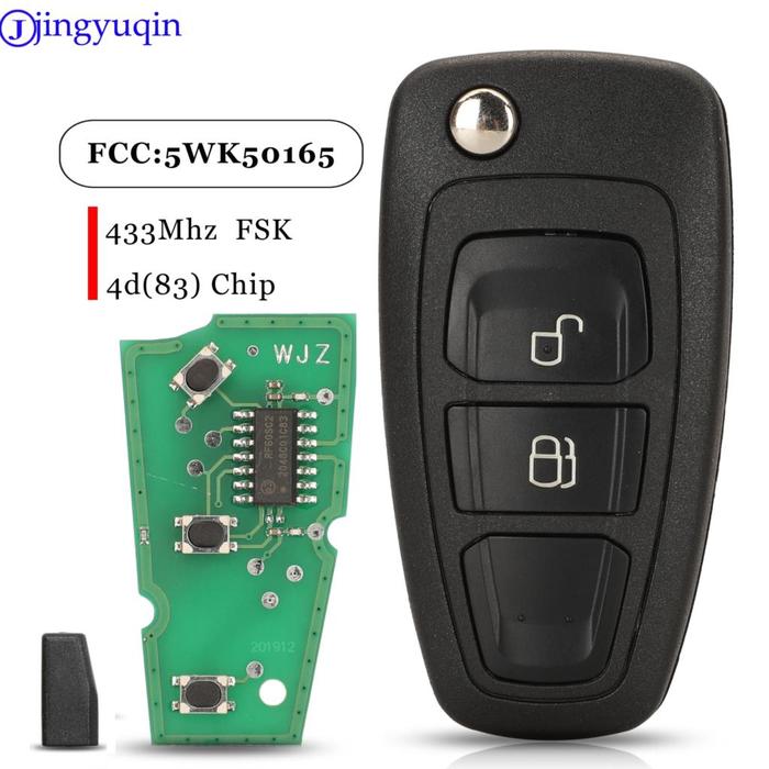 Jingyuqin  For Ford Ranger 2011 2012 2013 2014 2015 Remote Car Key
