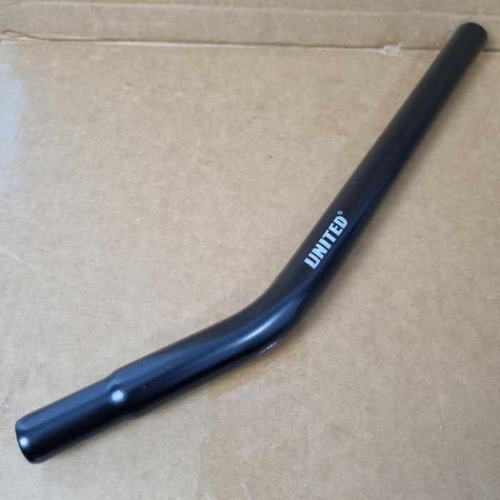 "Jual Produk seatpost tiang sadel bmx bengkok 25.4 united hitam besi ''