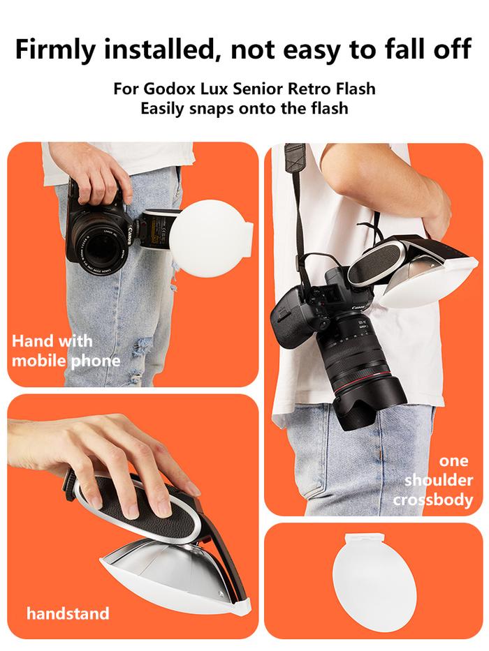 Flash Diffuser Softbox Flash Diffuser untuk Godox Lux Senior Kamera