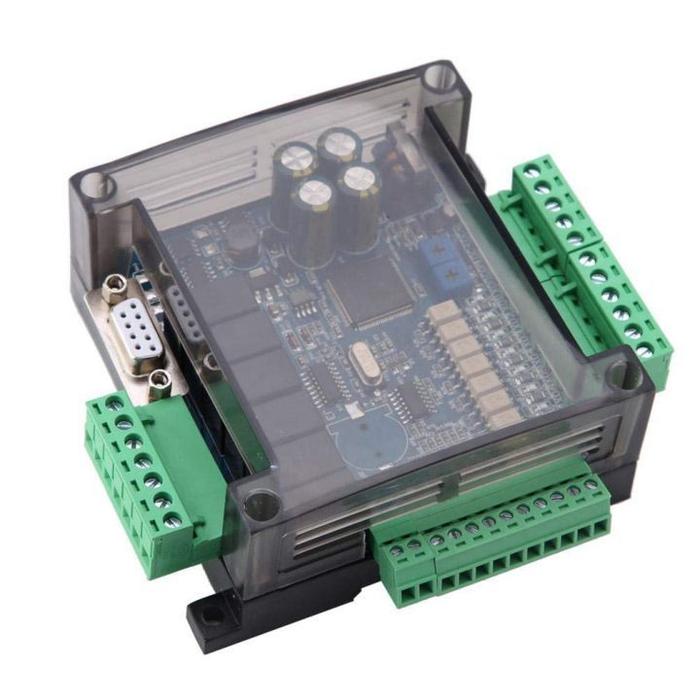 PLC FX3U-14MR 6AD 2DA RS232 RS485 Modbus RTU 24VDC/ MT14/MR24/MT24 Programmable Logic Controller