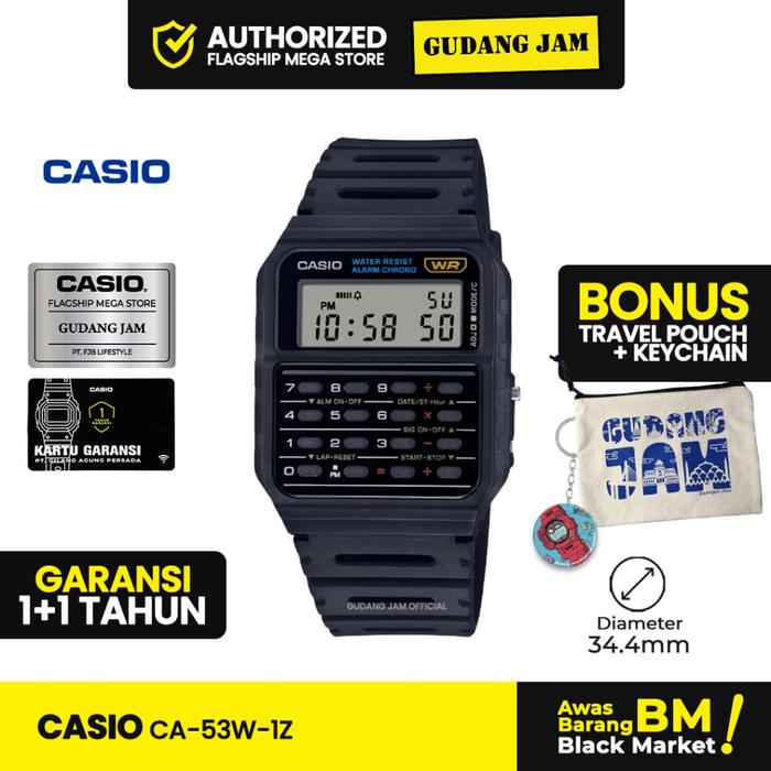 Jam Tangan Casio CA-53W-1Z CA-53W CA-53 CA53W CA 53W