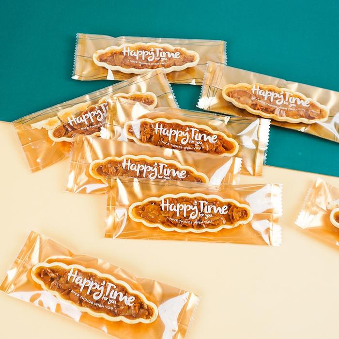 PLASTIK KUE GOLD SEALER PLASTIK KEMASAN COOKIES PANJANNG MEWAH