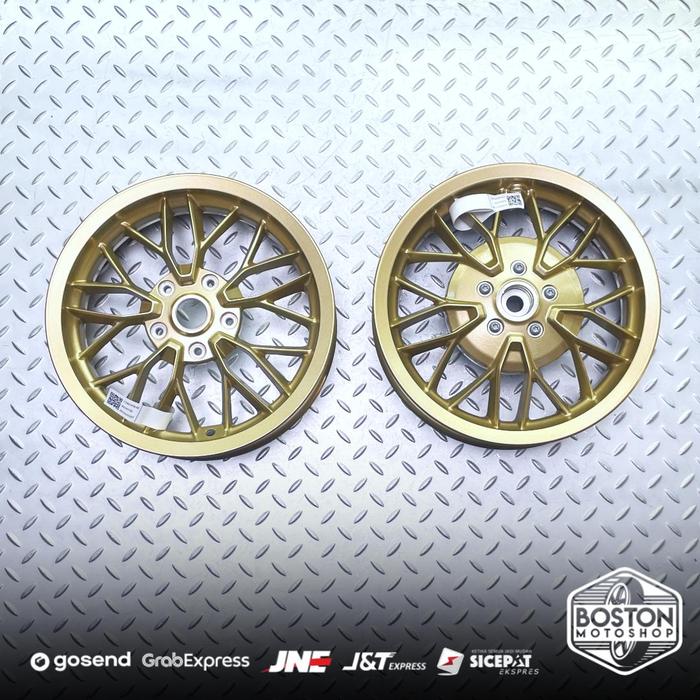 Velg Original Vespa Sprint Primavera model Spoke Y warna Gold