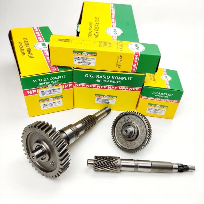GIGI RASIO GARDAN KOMPLIT 1SET NEW NMAX 2020-2023 NMAX NEO B6H 62200-B6H00 ORI MERK NPP NIPPON PARTS