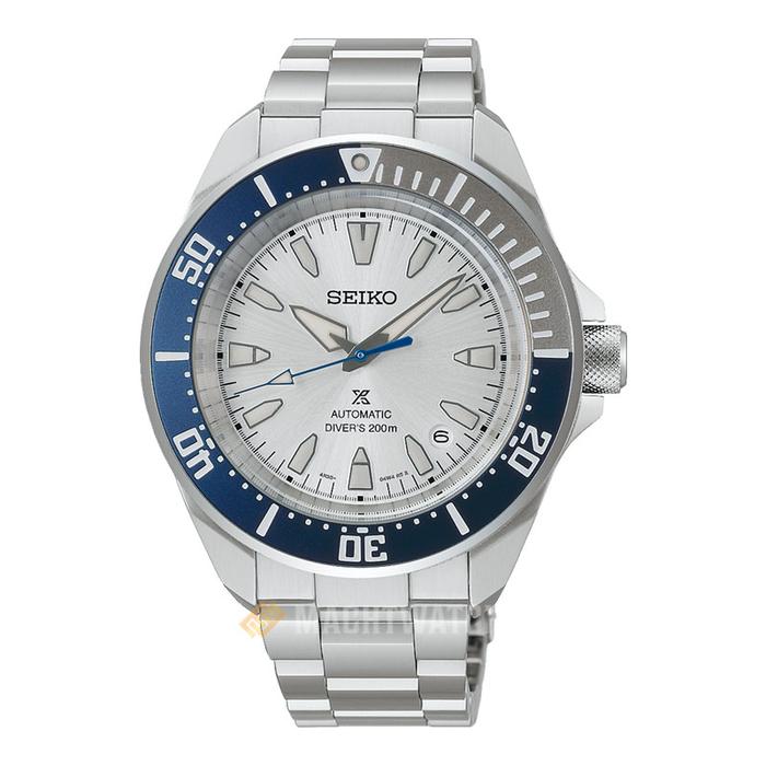 Jam Tangan Pria Seiko Prospex HBB001K1 145th Anniversary Automatic Divers Samurai Silver White Dial