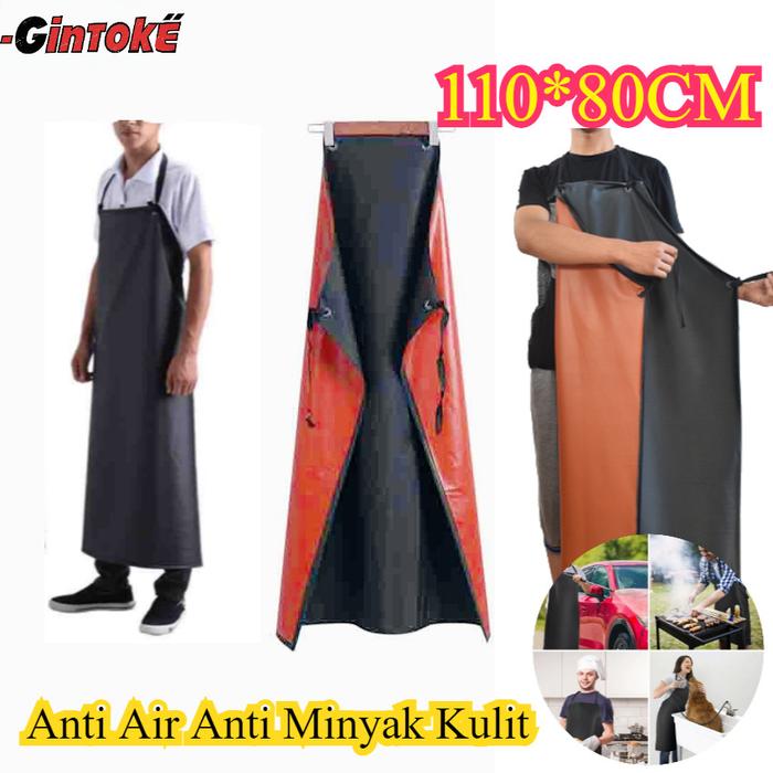 Multifungsi Anti Air Anti Minyak Celemek/BESAR Apron Celemek/Celemek Masak Anti Air Dan Minyak Apron