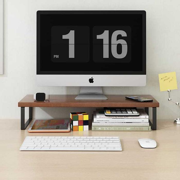 Rak Display Monitor Stand Rak Monitor Tatakan Monitor Komputer Meja Monitor Minimalis