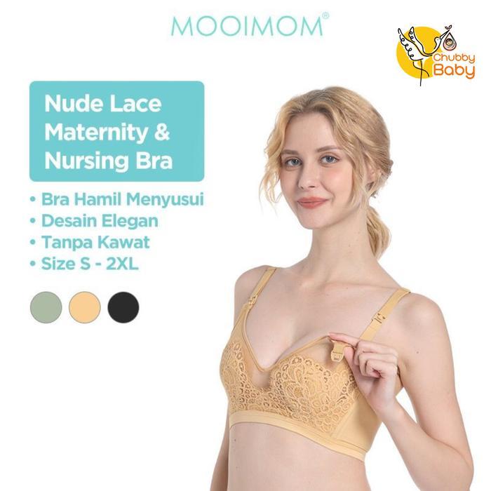 MOOIMOM Nude Lace Maternity & Nursing Bra | Bra Menyusui & Hamil