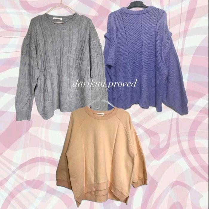 SWEATER KNIT RAJUT SALE THRIFT