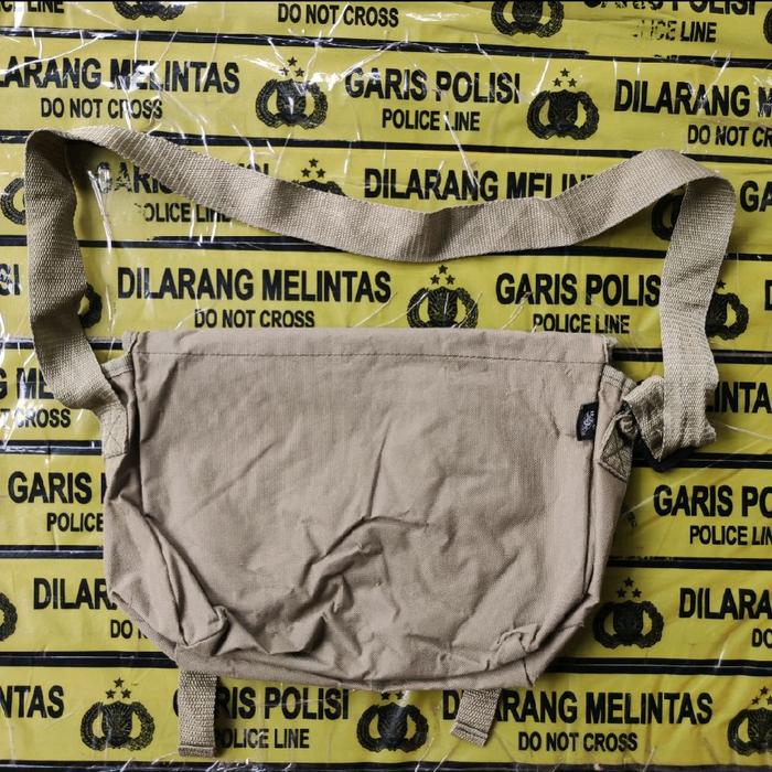 Gas Mask Bag Tas Penyimpan Pembawa Masker Gas & Filter Olive Soldier & Talk