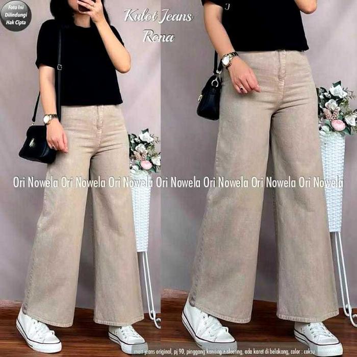 storelly99 AF HIGWAITSHIGH WAIST KULOT JEANS WANITA PREMIUM ASLI JEANS TEBAL