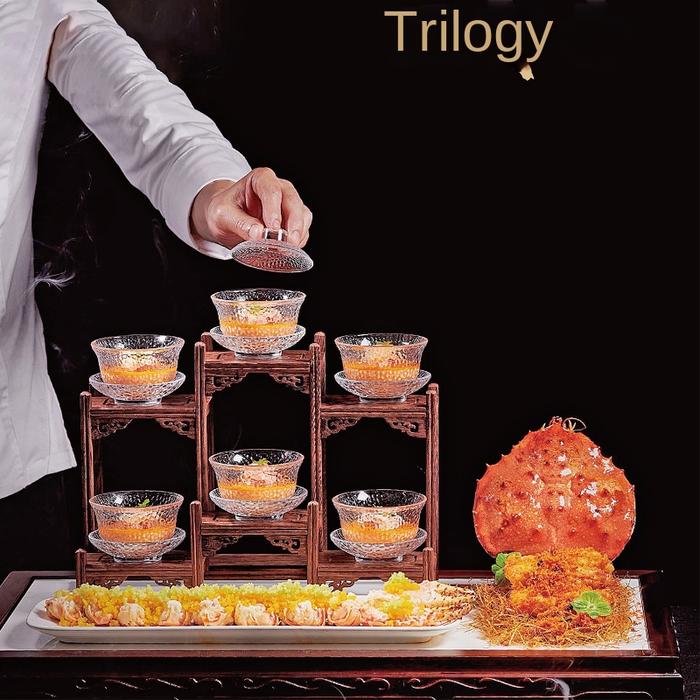 Creative Seafood Trilogy King Crab Set Tableware and Tea Set Storage