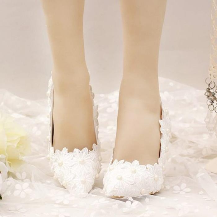 DEXA -Dessy High Heels Wanita / Heels 7 cm / Heels Pengantin / Heels Nikahan / Heels Bunga PNG 02