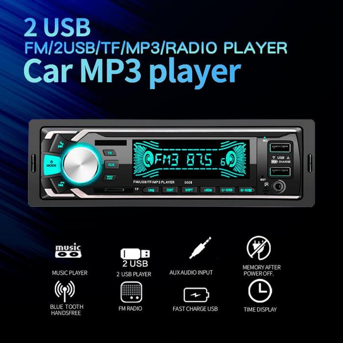 Car Radio 4.1'' Single 1DIN MP5 MP3 Player Aux Input Receiver