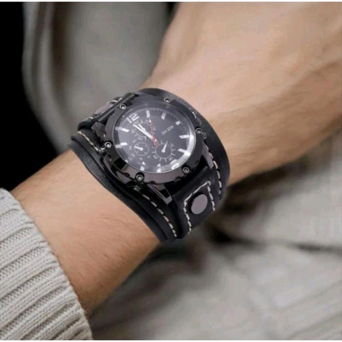 jam tangan kulit pria super keren
