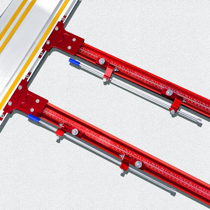 Aluminium Alloy Parallel Rail Guide for Circular Saw Track Set Fixed