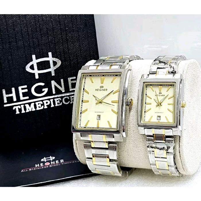 Hegner 1597 jam tangan pria dan wanita water resist original