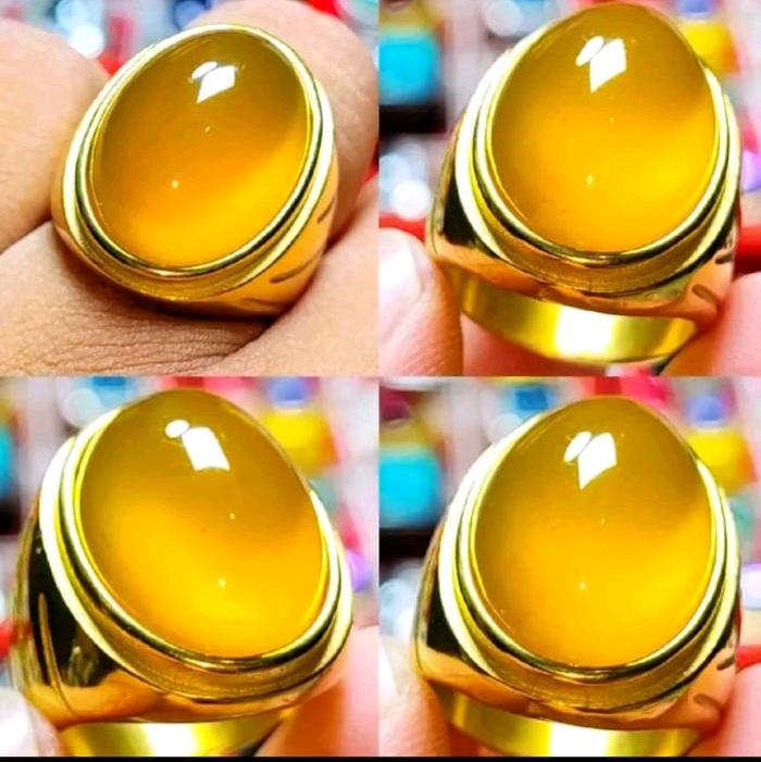 Cincin Permata Natural Bio Solar Aceh dengan Ring Super Jumbo - Perhiasan