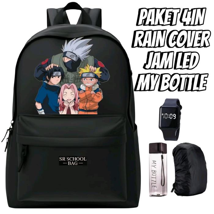 NAJAH BAG - ATAS SEKOLAH ANAK TK/SD LAKI LAKI PEREMPUAN ANIME NARUTO SHIPPUDEN KAKASHI  TAS RANSEL A
