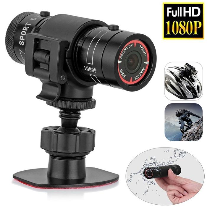 Kamera DV Olahraga Mini Full HD 1080P Helm Sepeda Motor