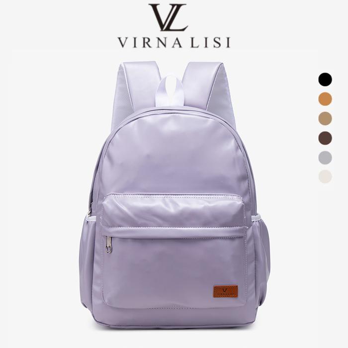Virnalisi Tas Ransel VL25022 Muat Laptop 14 Inci Stylish untuk Kerja Kuliah Traveling Unisex Desain