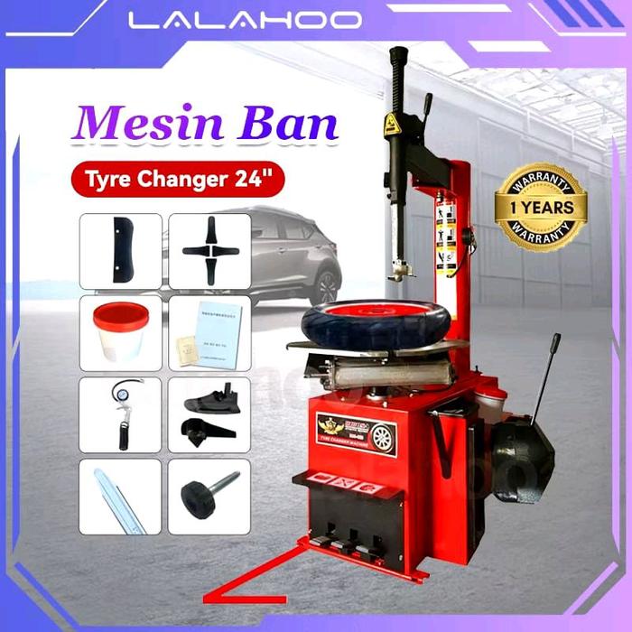 Tyre Changer 11-24" Mesin Pembuka Ban Mobil Otomatis Motor Alat Buka Ban