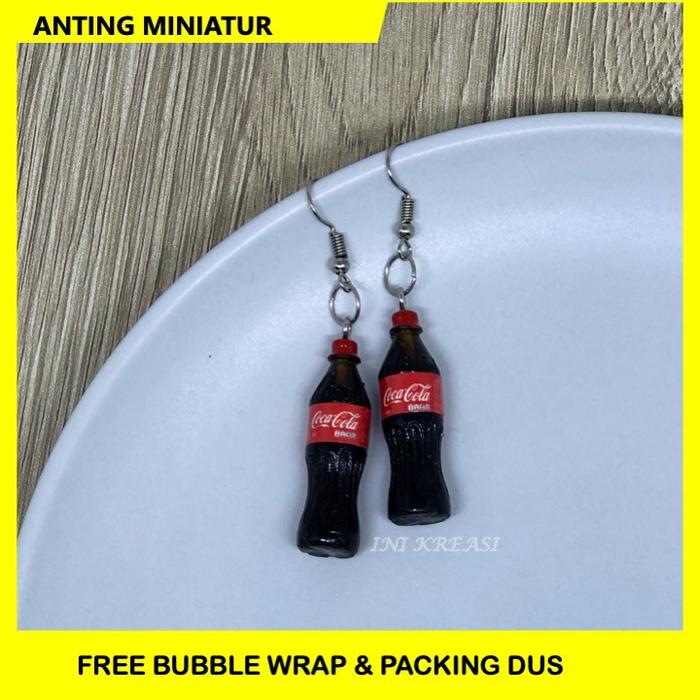 MINIATUR PRODUK ANTING BOTOL COCA COLA MINI