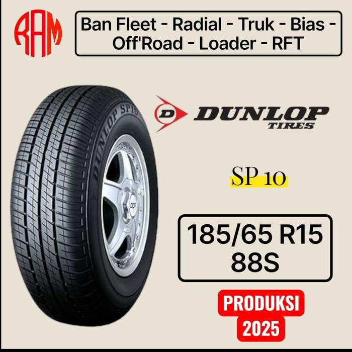 Dunlop SP10 185/65 R15 88S Tahun 2025 AVANZA VELOZ